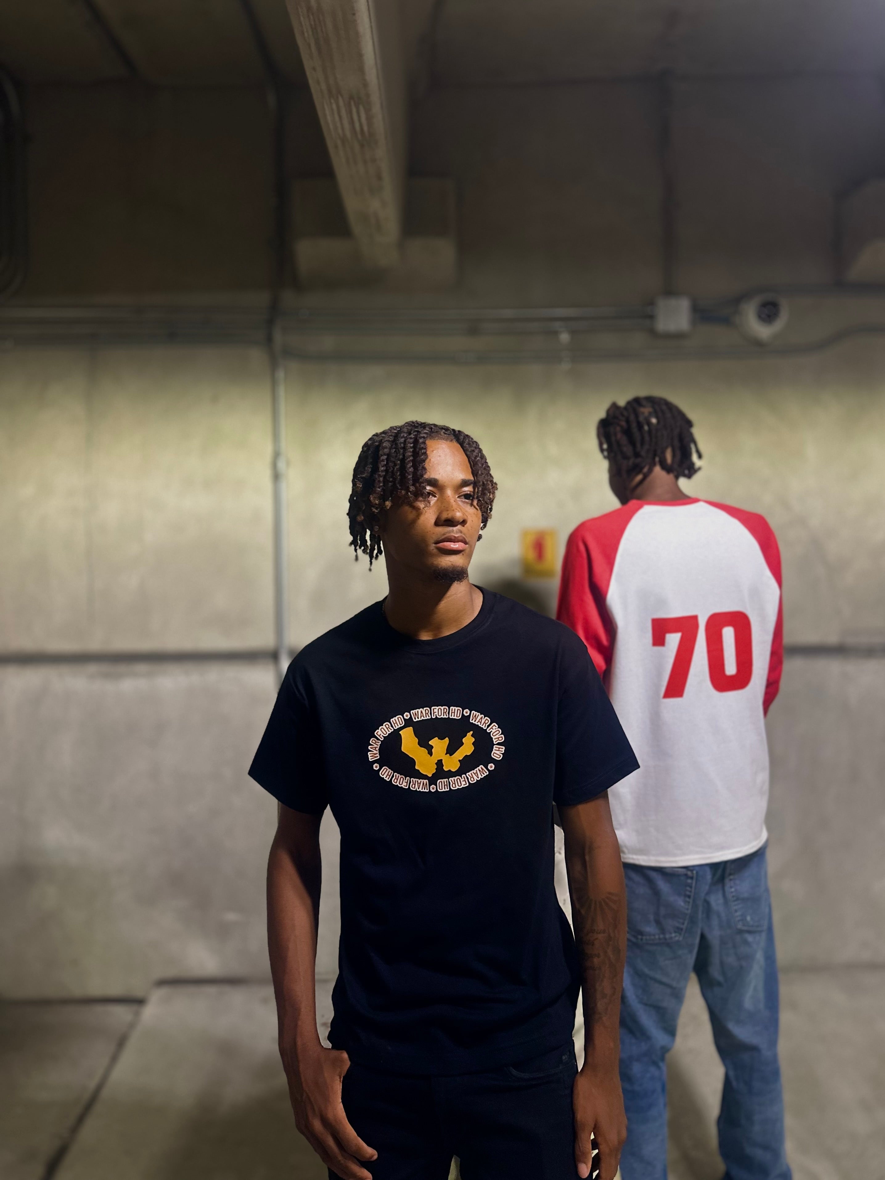 WAR FOR HD SOLID BLACK LOGO T SHIRT