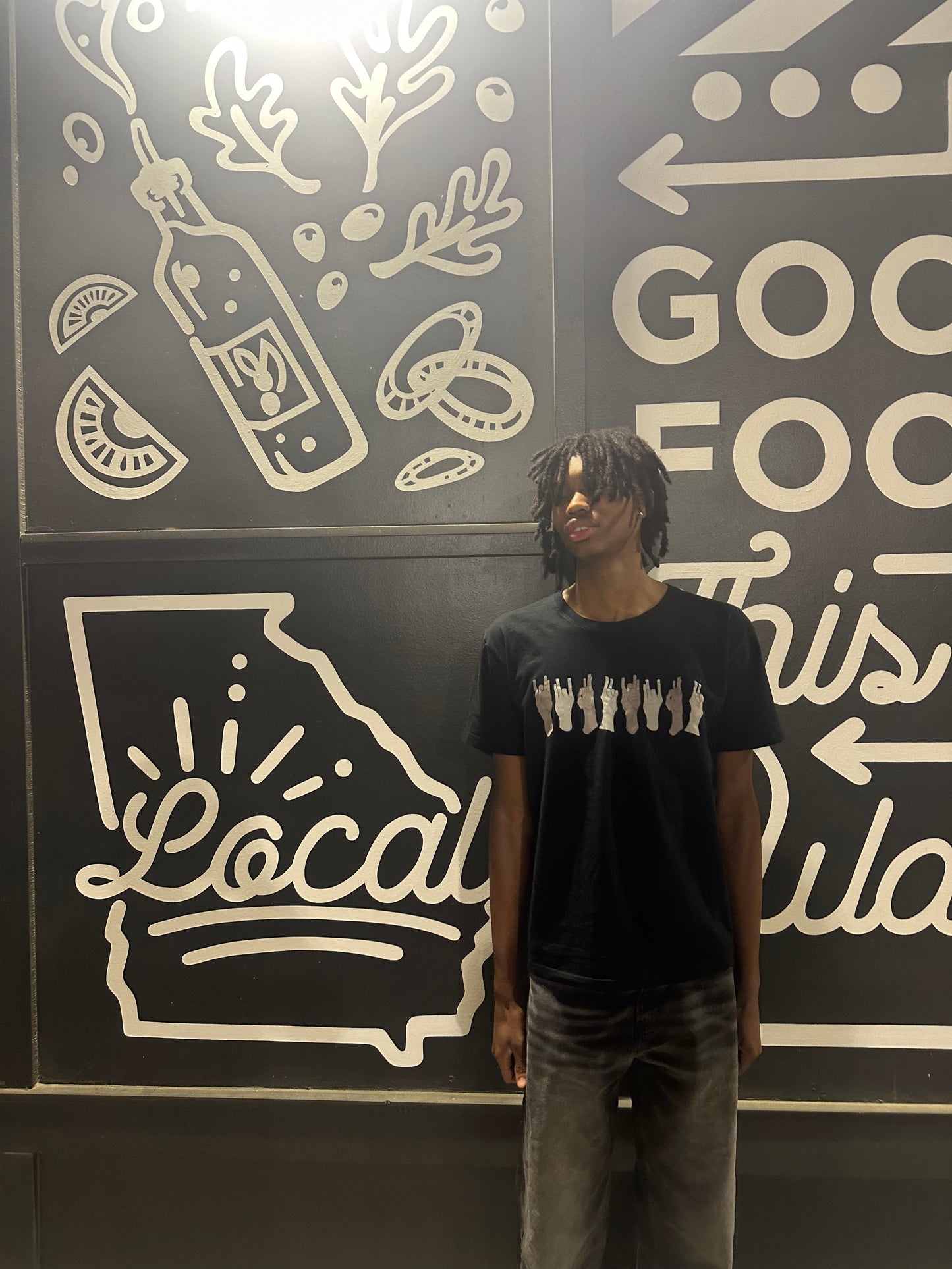 HD HAND SIGN LOGO SHIRT