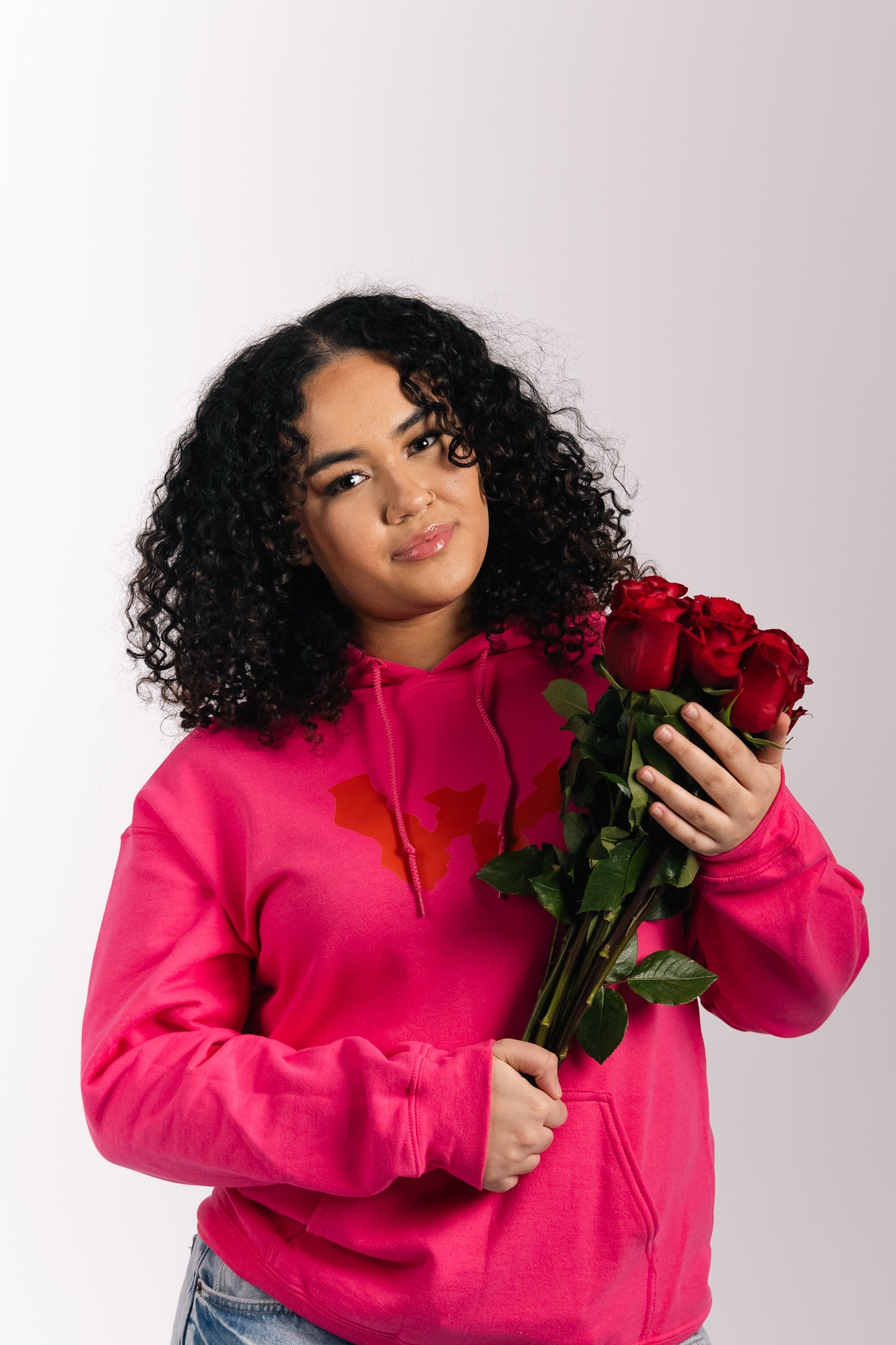 WAR FOR HD LOVERS PINK HOODIE