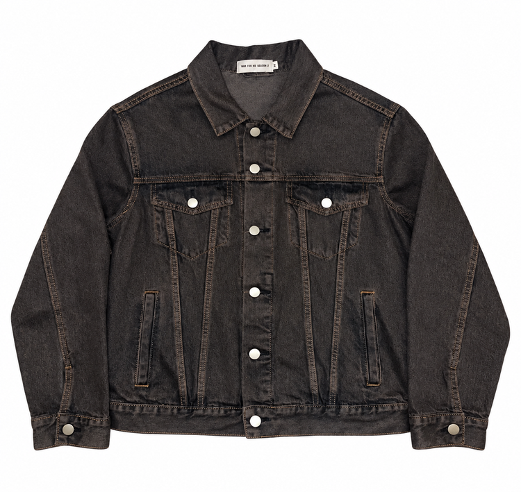 HEIRLOOM DENIM JACKET - CHOCOLATE BROWN (UNISEX)