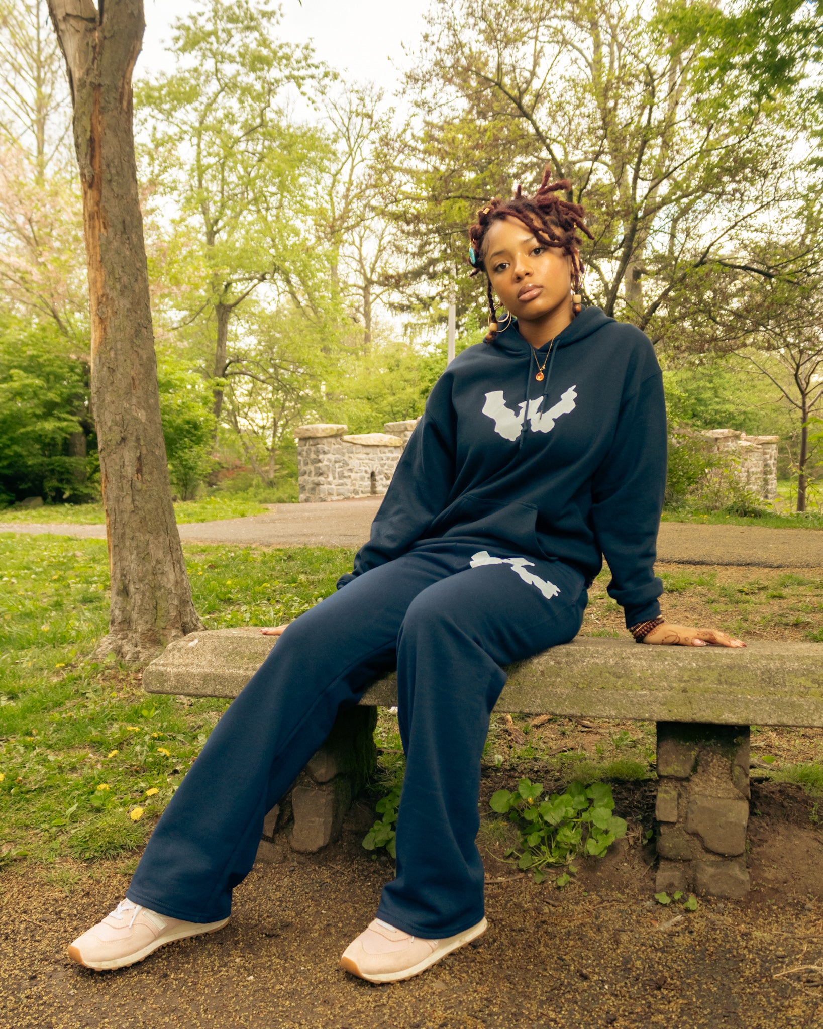 WAR FOR HD NAVY DRIFT HOODIE