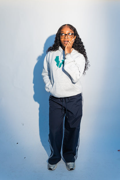 WAR FOR HD GREEN LOGO HOODIE (Women’s)