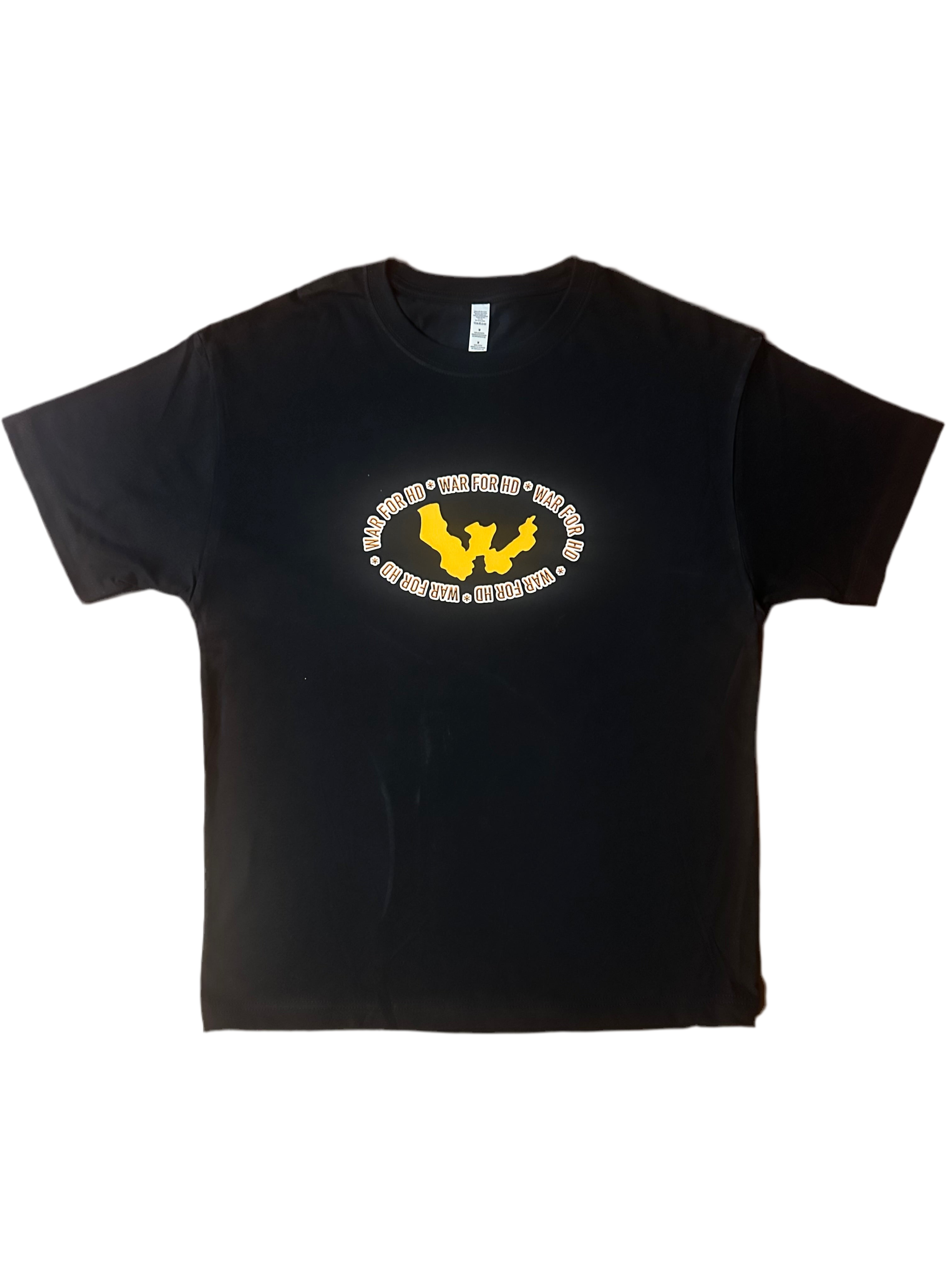 WAR FOR HD SOLID BLACK LOGO T SHIRT
