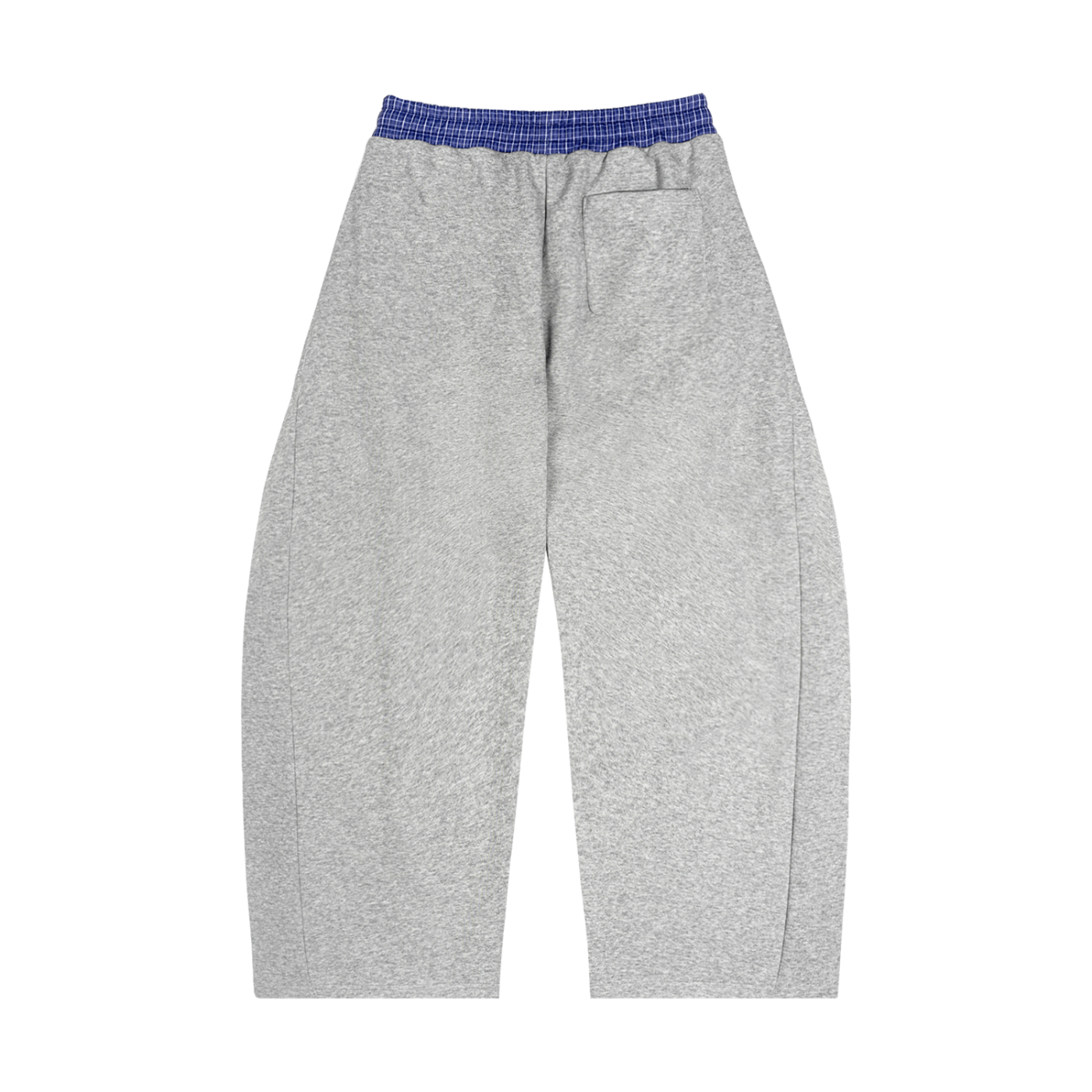 Worldwide Dreamers Club/Plaid Waistband Barrel Sweatpants