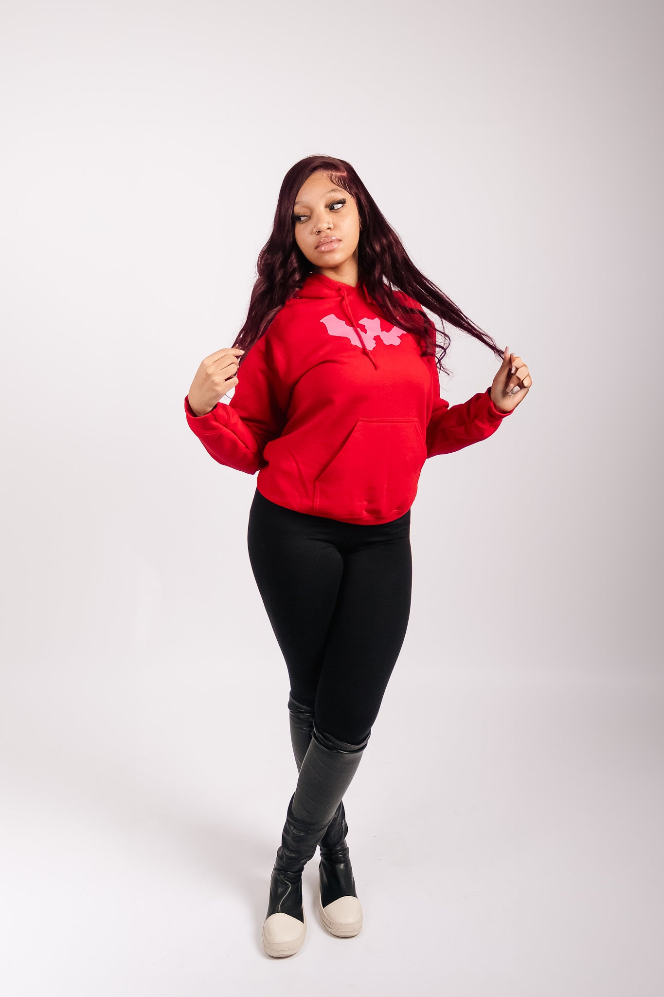 WAR FOR HD LOVERS RED HOODIE