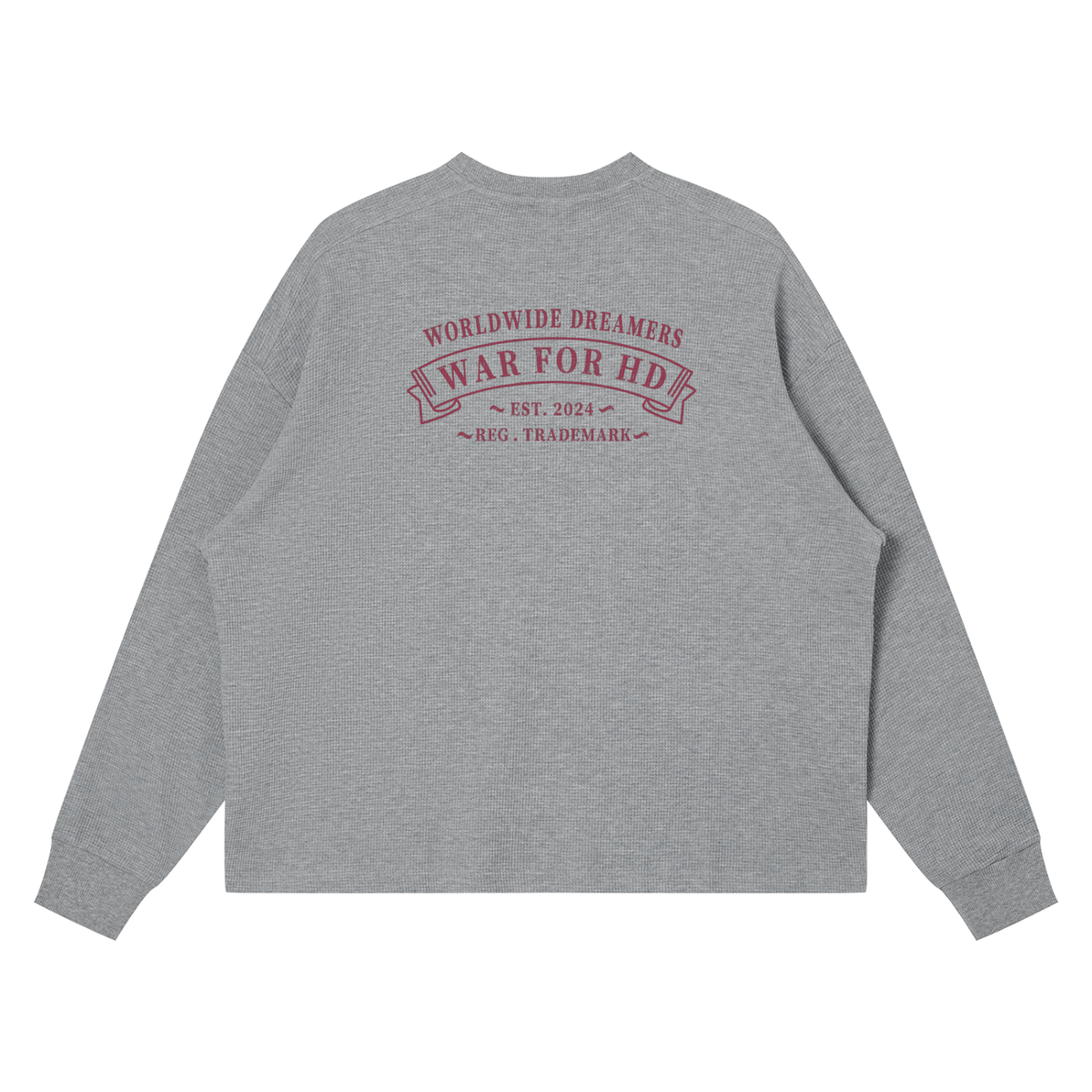 WAR FOR HD / WAFFLE KNIT THERMAL / COLD ASH