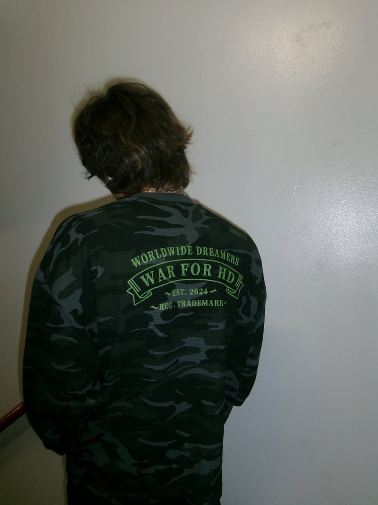 WAR FOR HD / WAFFLE KNIT THERMAL / NIGHTFALL CAMO