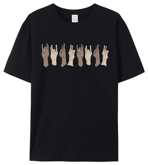 HD HAND SIGN LOGO SHIRT