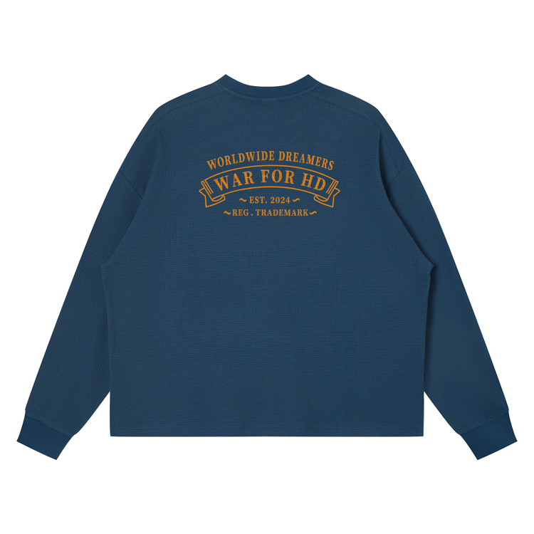 WAR FOR HD / WAFFLE KNIT THERMAL / HOMETOWN SKY