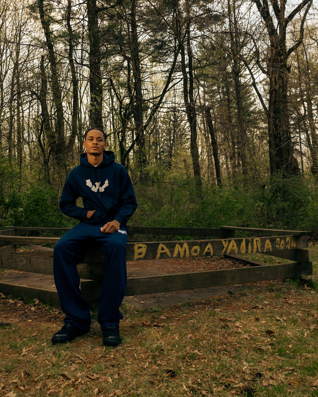 WAR FOR HD NAVY DRIFT HOODIE