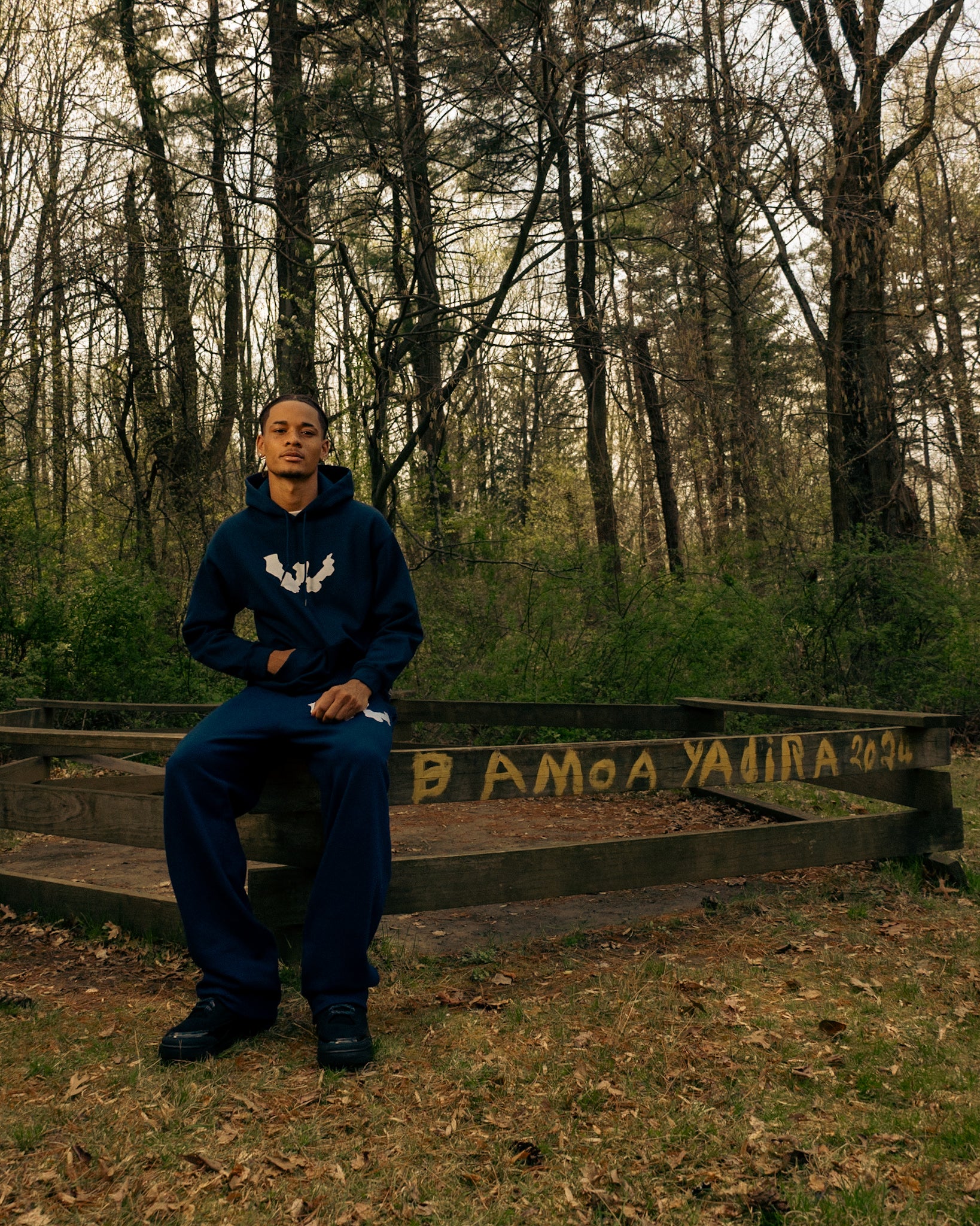 WAR FOR HD NAVY DRIFT HOODIE