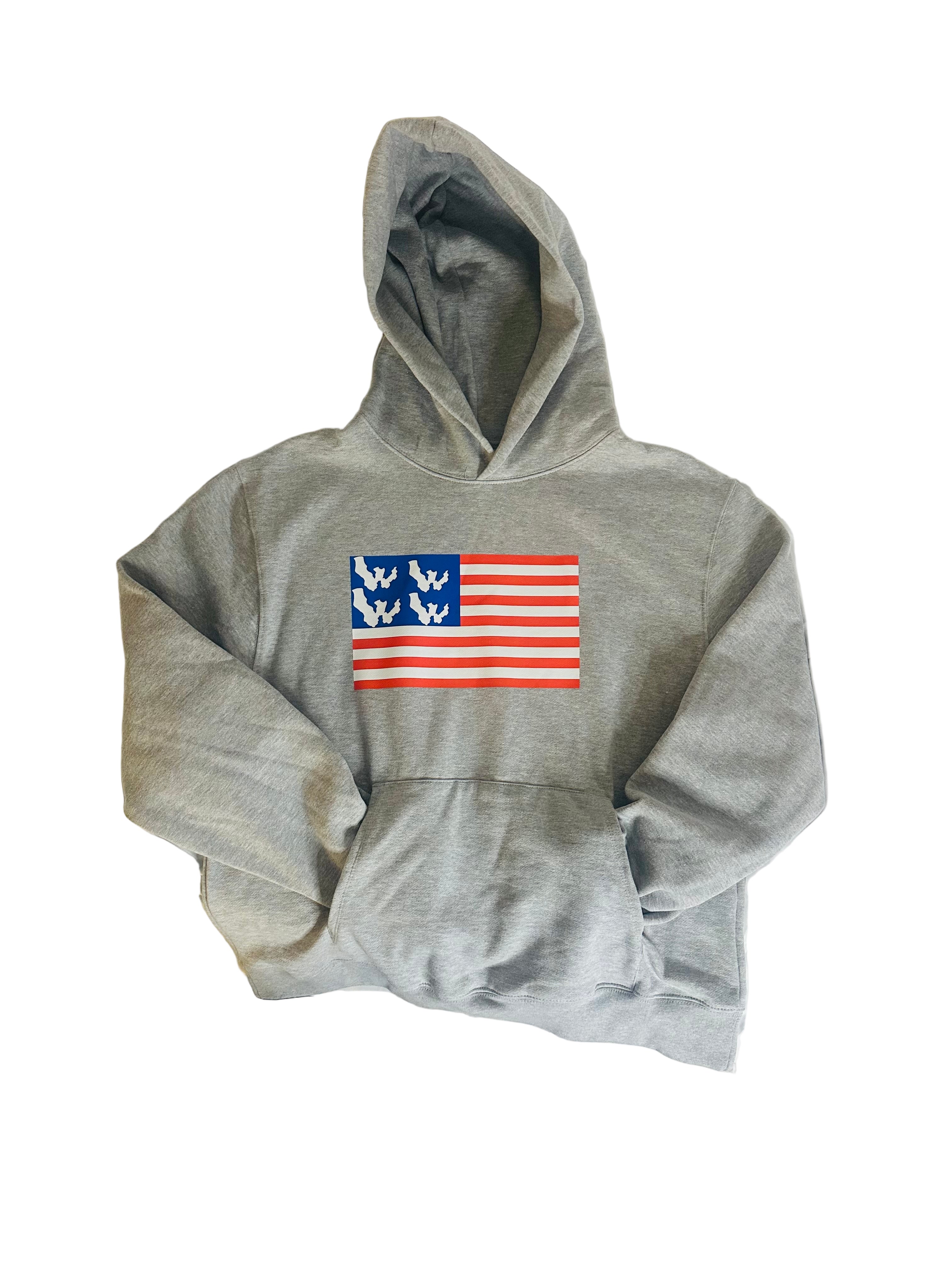 WHD FLAG U.S. PULLOVER WIDE HOOD