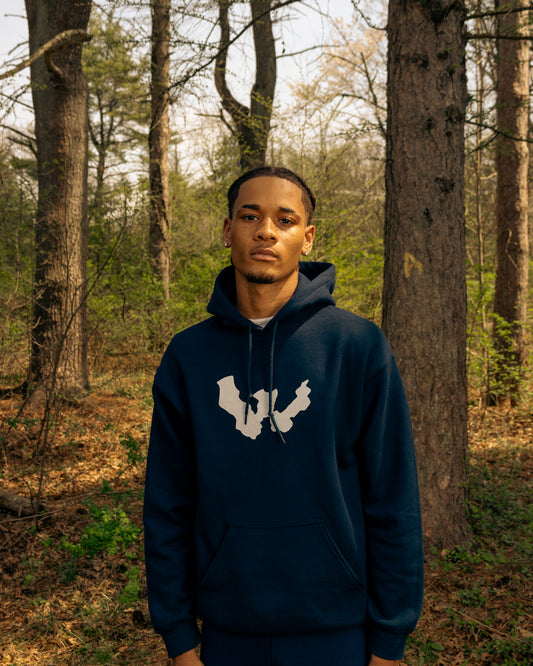 WAR FOR HD NAVY DRIFT HOODIE