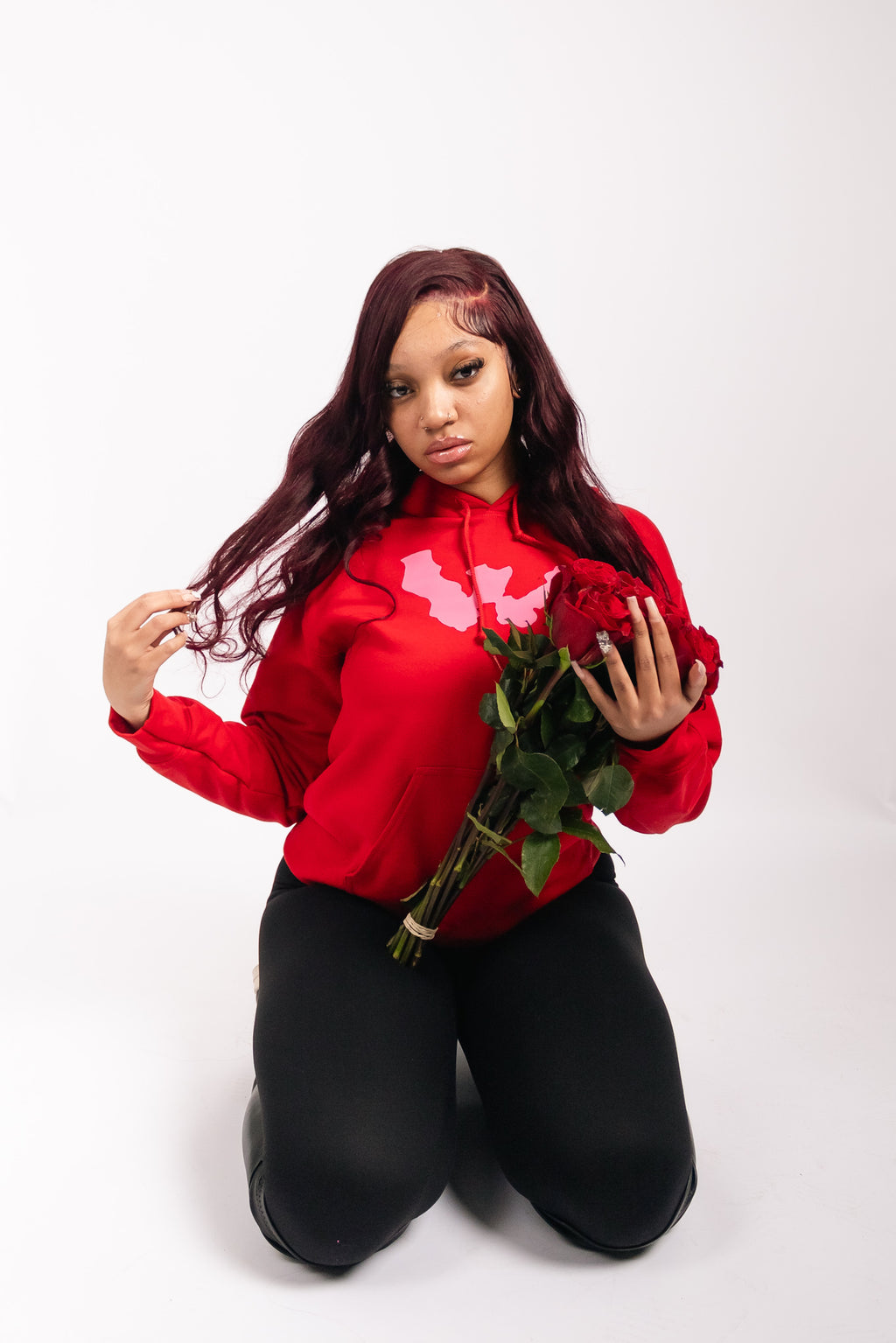 WAR FOR HD LOVERS RED HOODIE