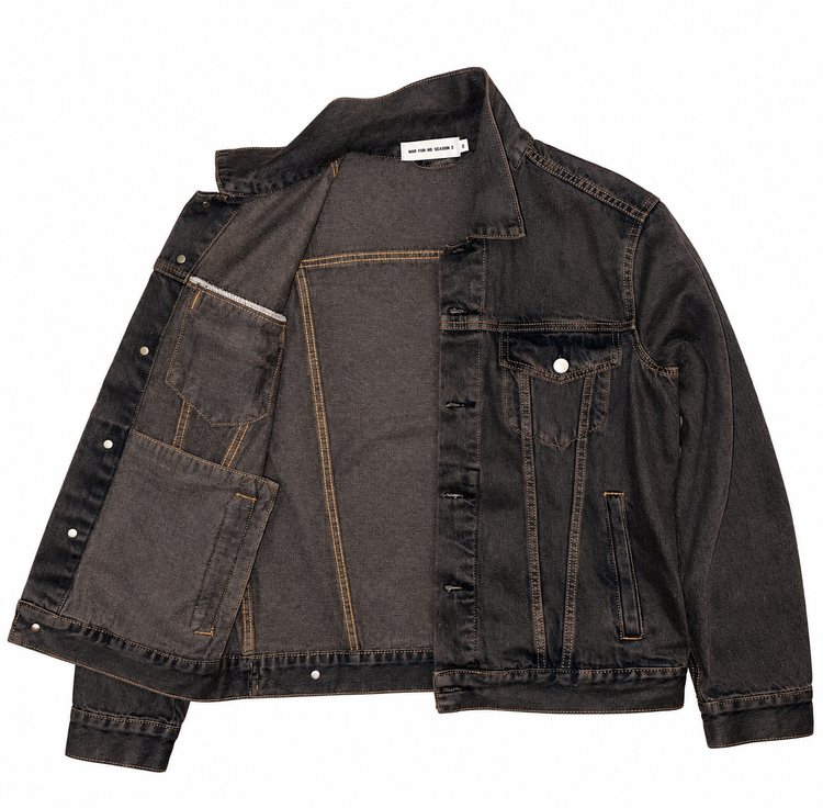 HEIRLOOM DENIM JACKET - CHOCOLATE BROWN (UNISEX)