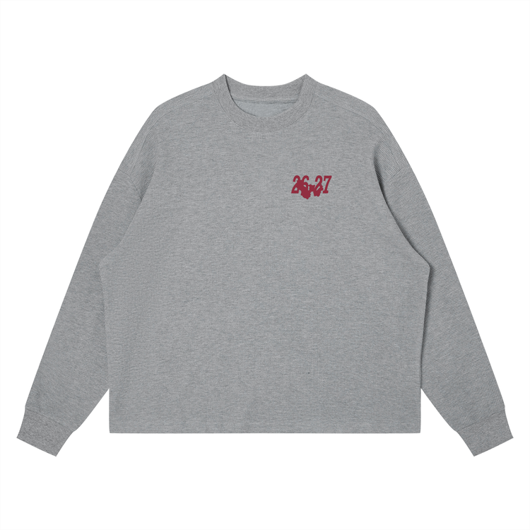 WAR FOR HD / WAFFLE KNIT THERMAL / COLD ASH