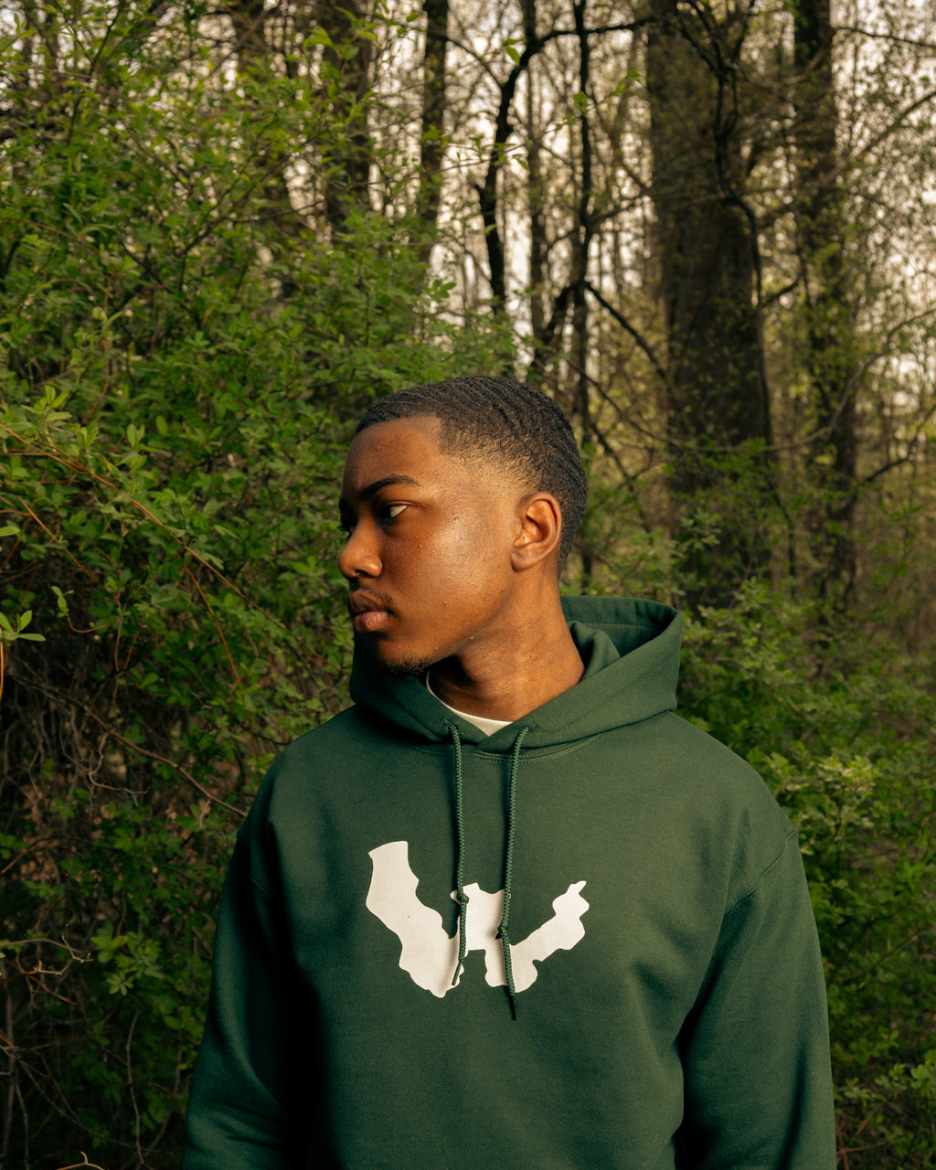 WAR FOR HD FOREST GREEN HOODIE