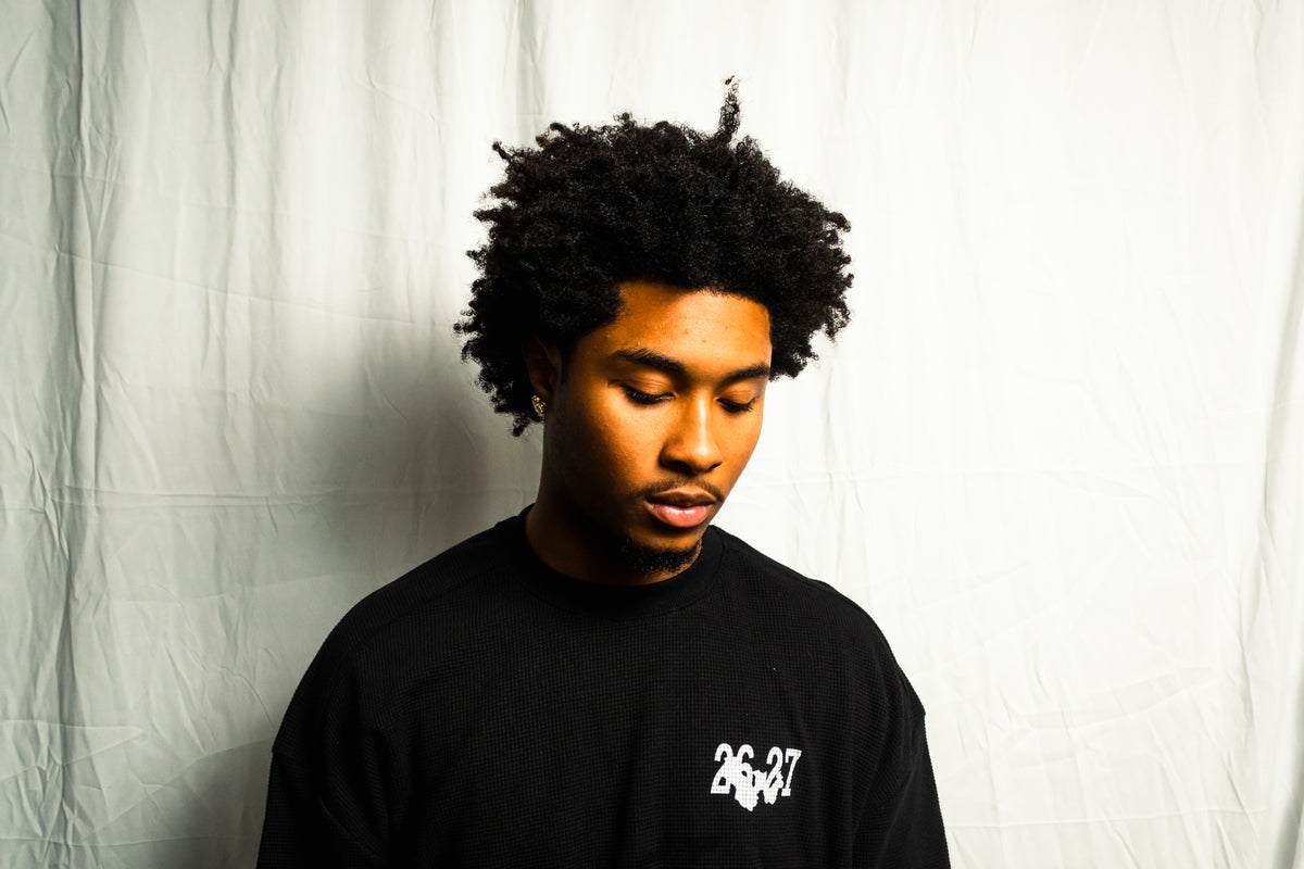 WAR FOR HD / WAFFLE KNIT THERMAL / MIDNIGHT BLACK