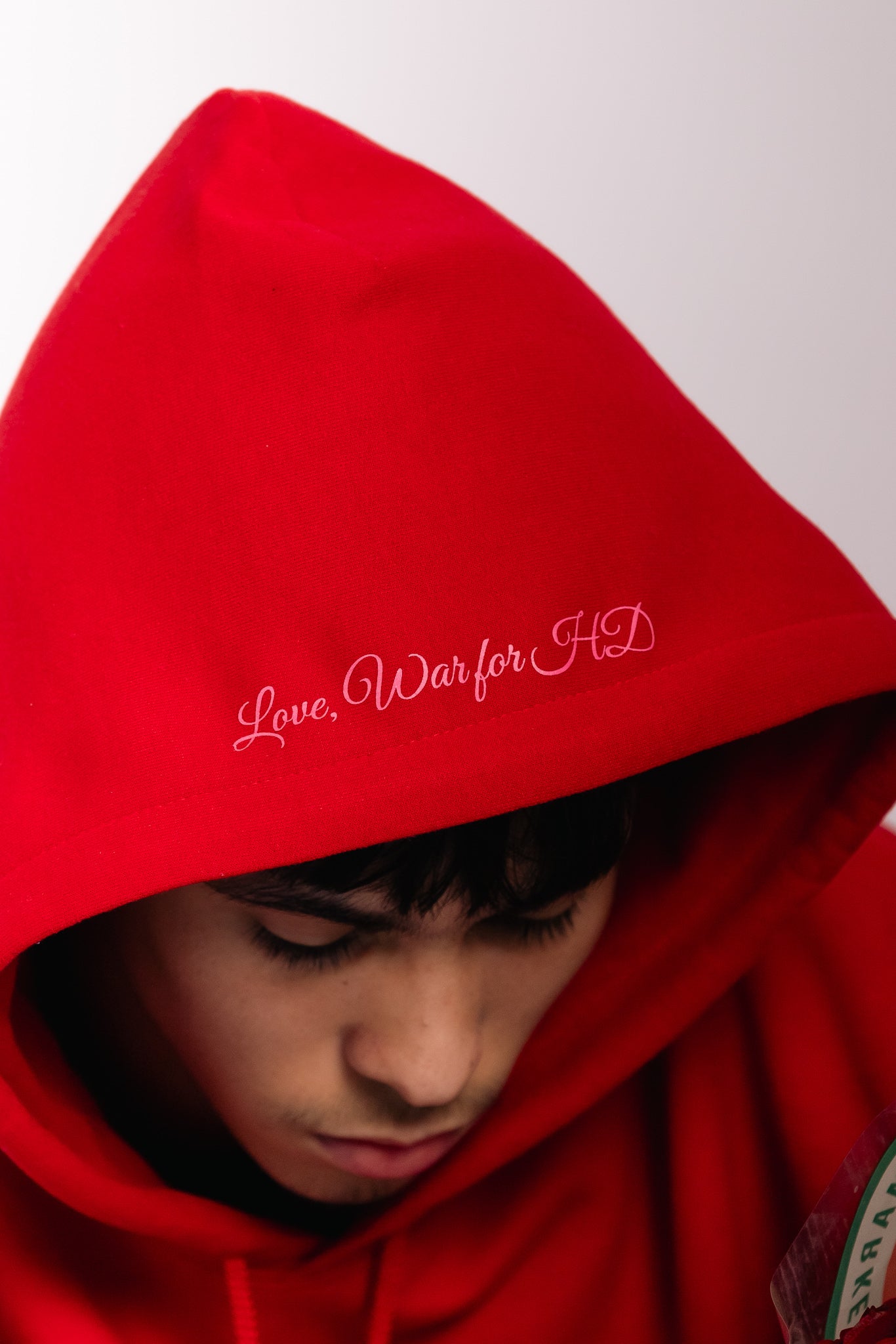 WAR FOR HD LOVERS RED HOODIE