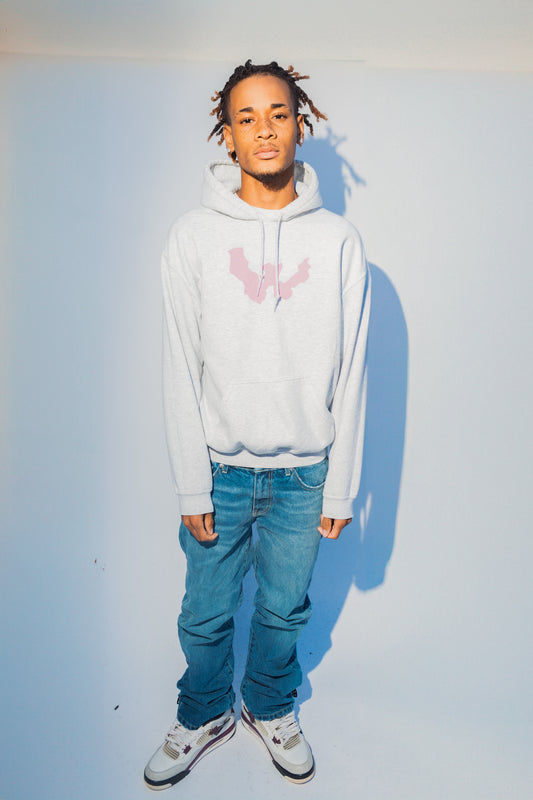 WAR FOR HD PINK LOGO HOODIE (Men’s)