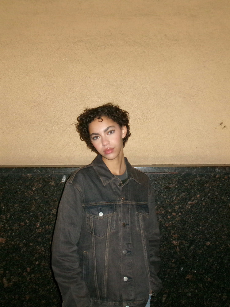 HEIRLOOM DENIM JACKET - CHOCOLATE BROWN (UNISEX)