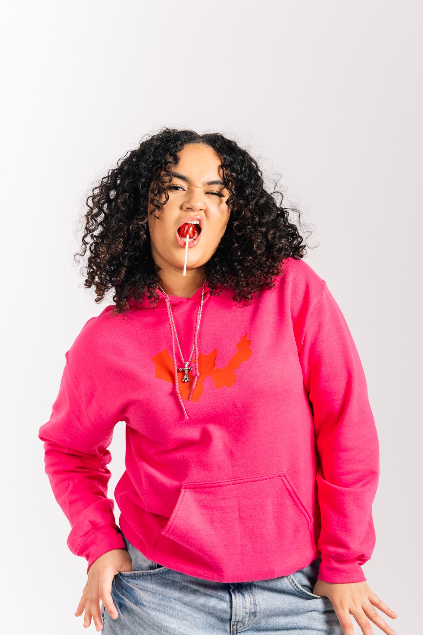 WAR FOR HD LOVERS PINK HOODIE