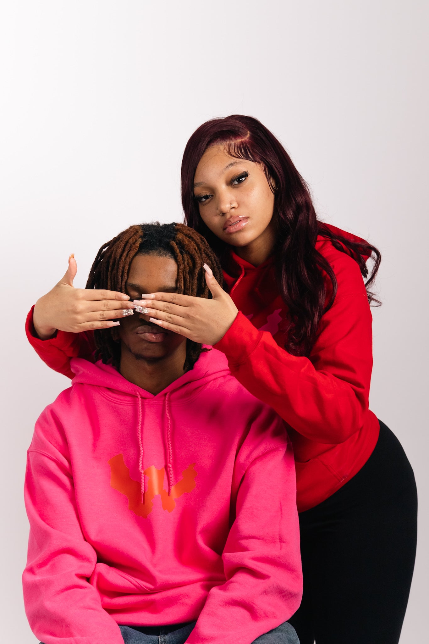 WAR FOR HD LOVERS PINK HOODIE (Men’s)