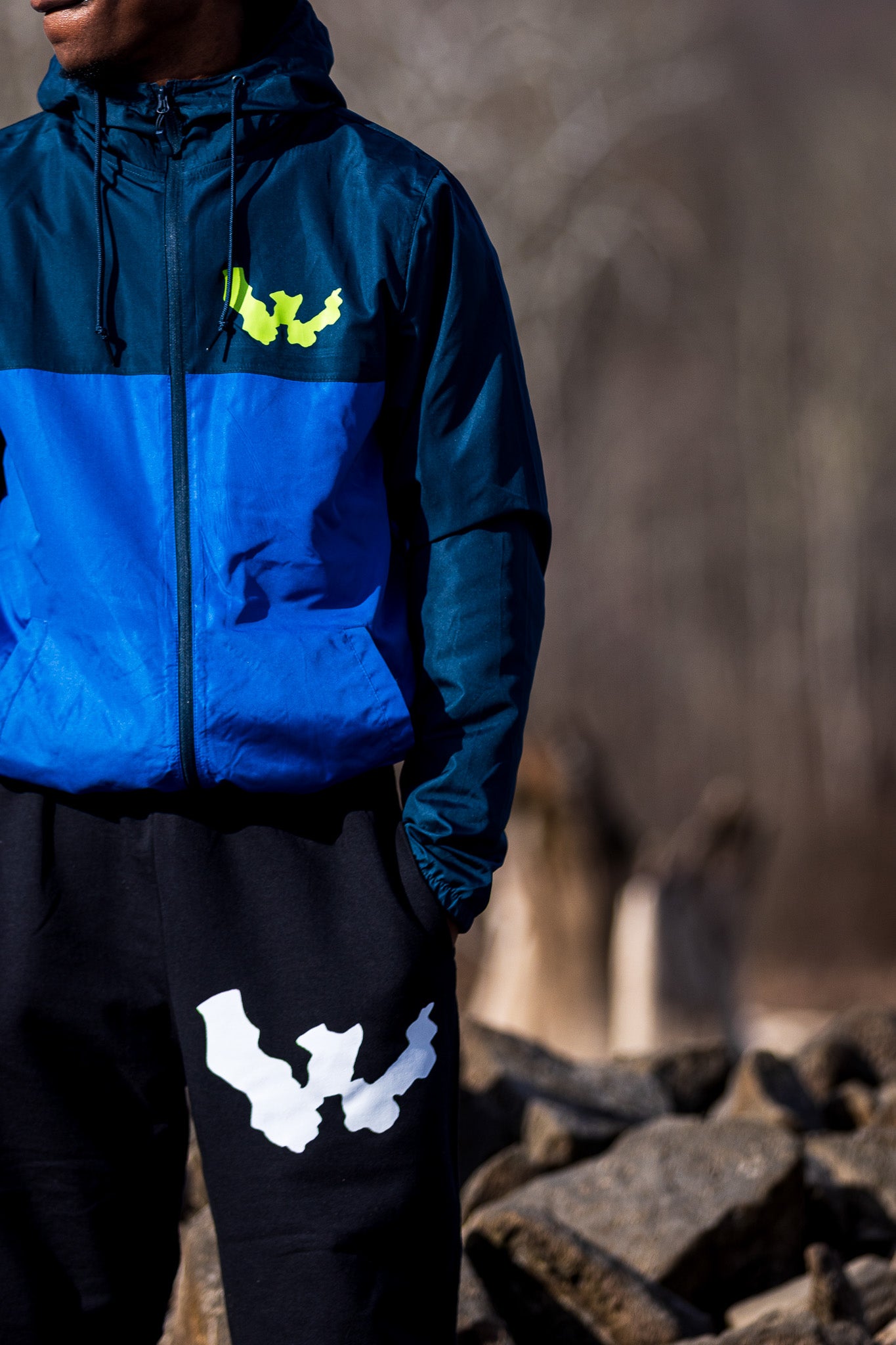 Arctic Neon Wind Breaker Jacket