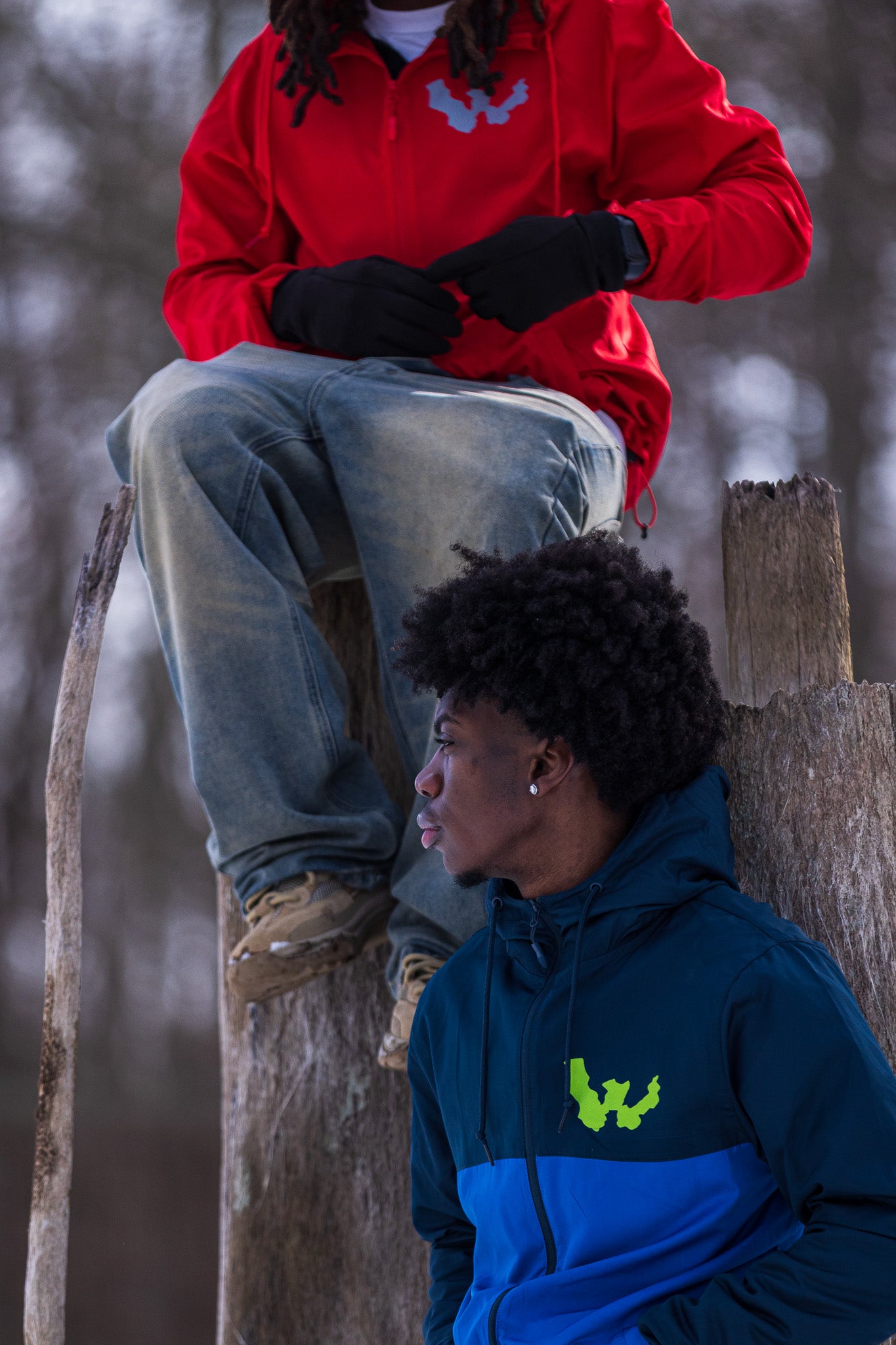 Arctic Neon Wind Breaker Jacket