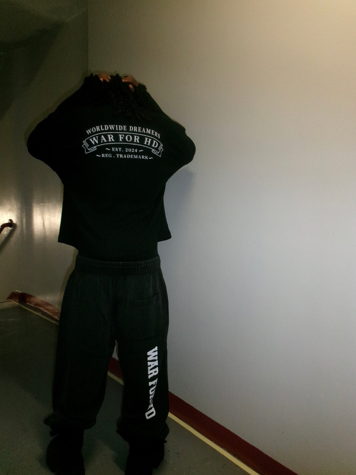WAR FOR HD / WAFFLE KNIT THERMAL / MIDNIGHT BLACK