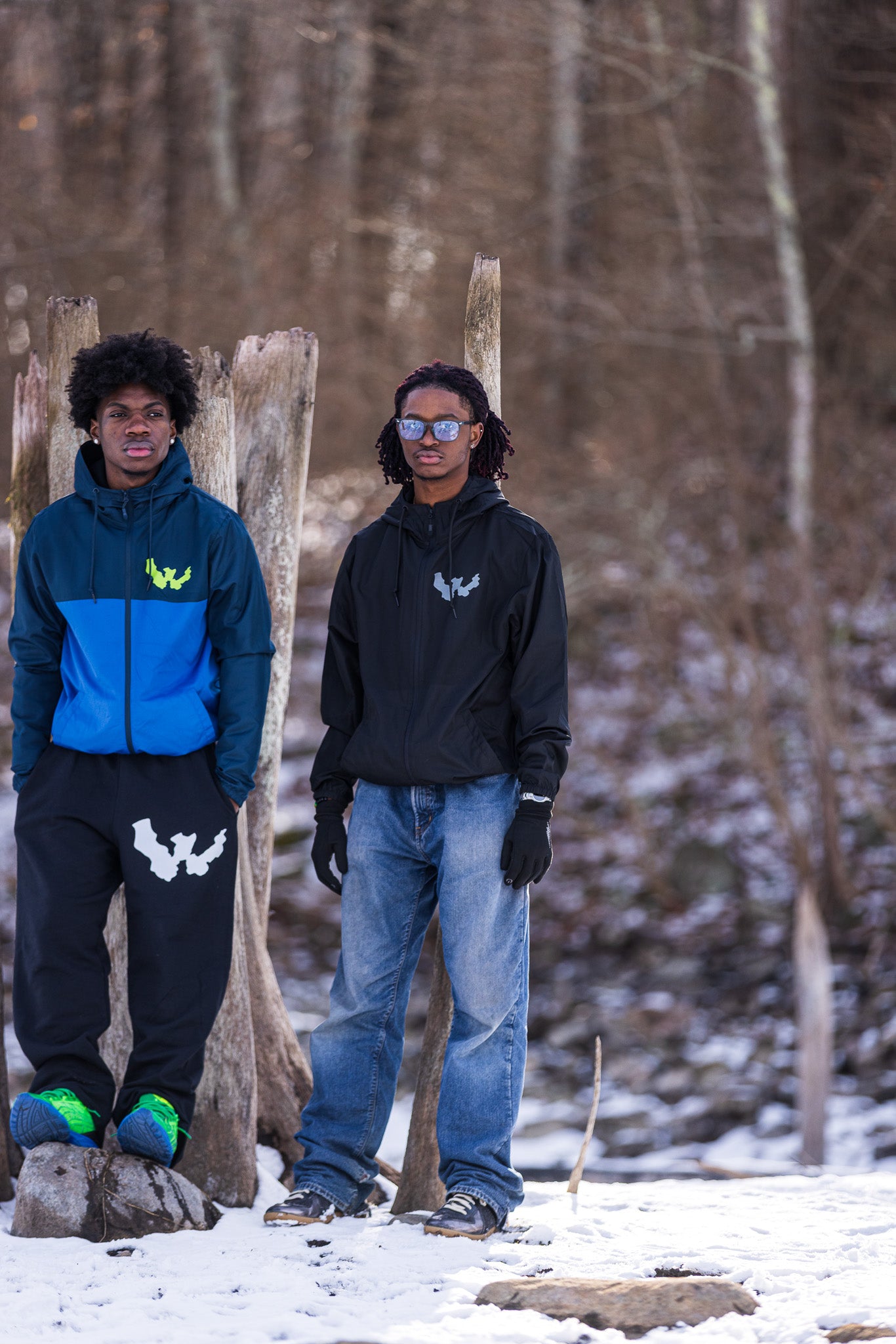 Americana×HUG O WaR コラボ　プリントワイドスウェット 新品》Americana×HUG O WaR コラボ プリントワイドスウェット fri.22