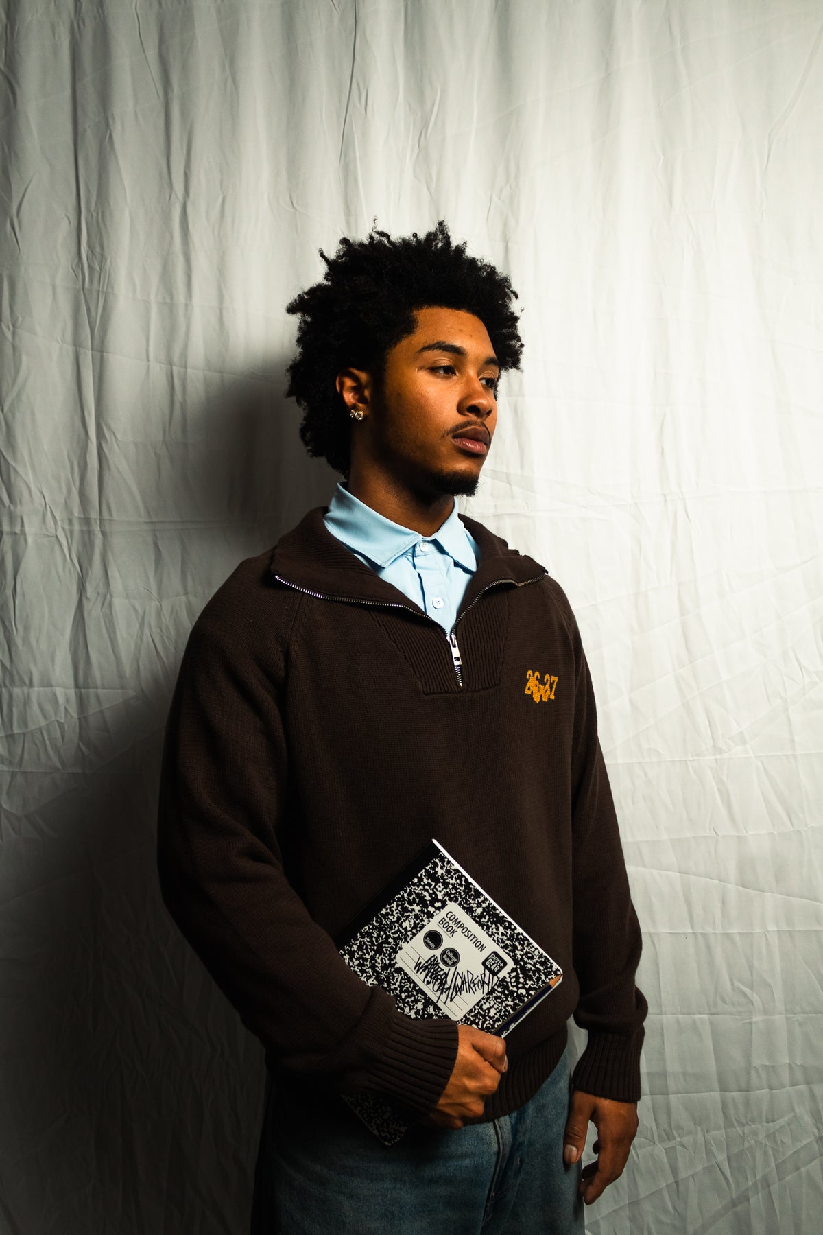 WAR FOR HD / QUARTER-ZIP SWEATER (UNISEX)