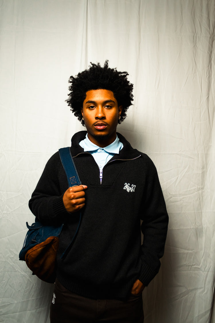 WAR FOR HD / QUARTER-ZIP SWEATER (UNISEX)