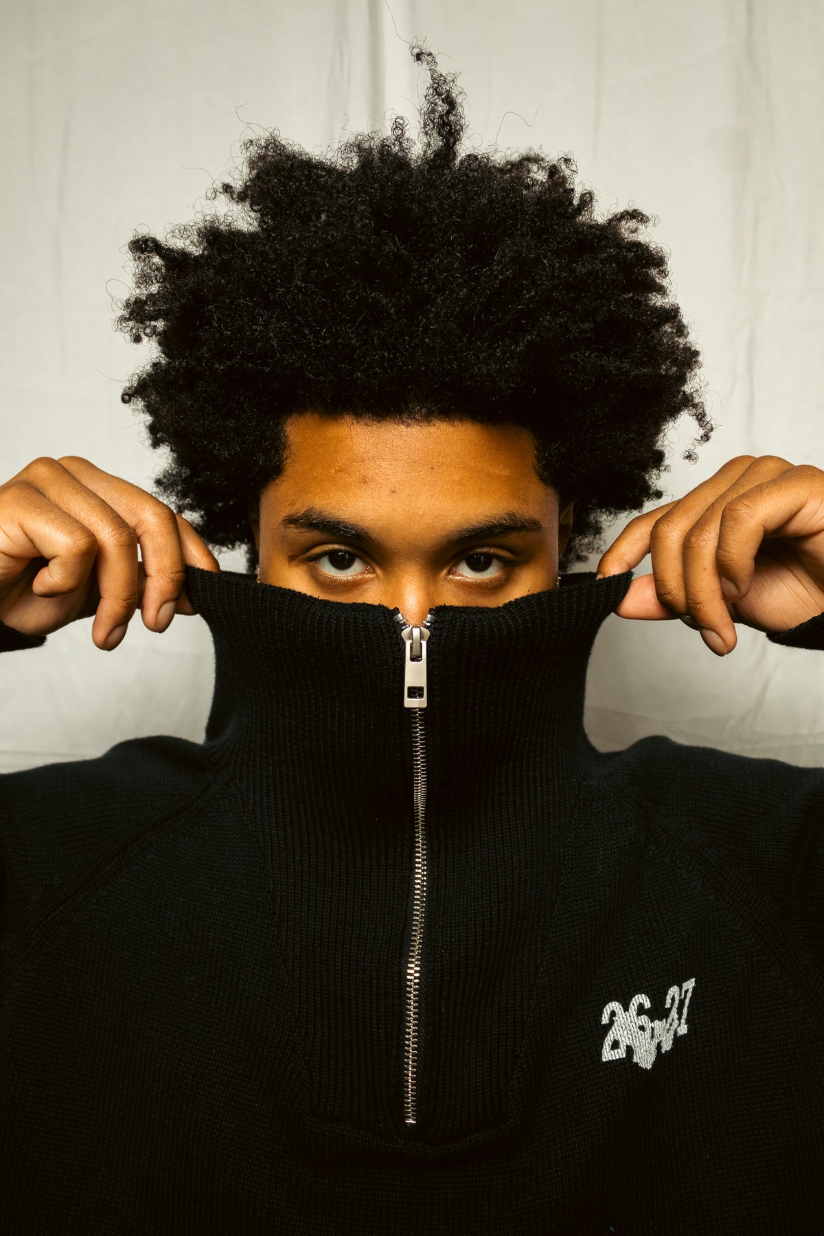 WAR FOR HD / QUARTER-ZIP SWEATER (UNISEX)