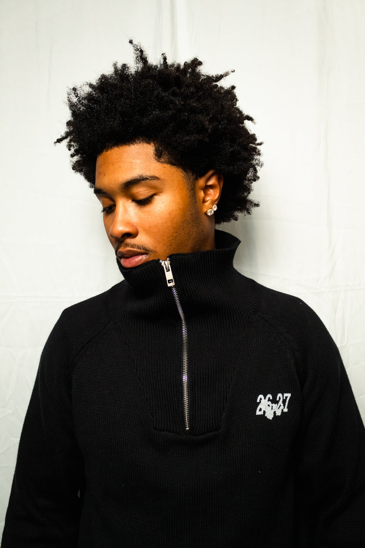 WAR FOR HD / QUARTER-ZIP SWEATER (UNISEX)
