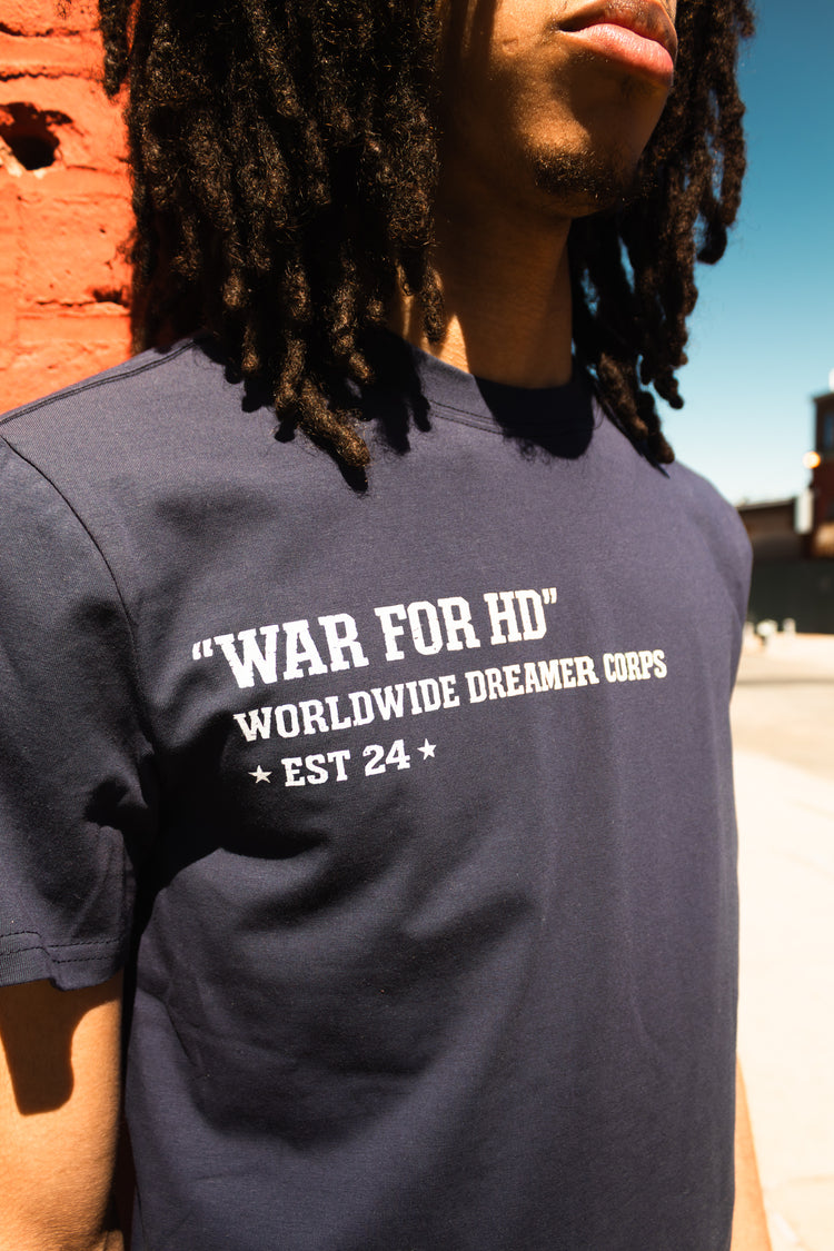 War For HD/WWDC Classic Crew Neck Cotton T-Shirt