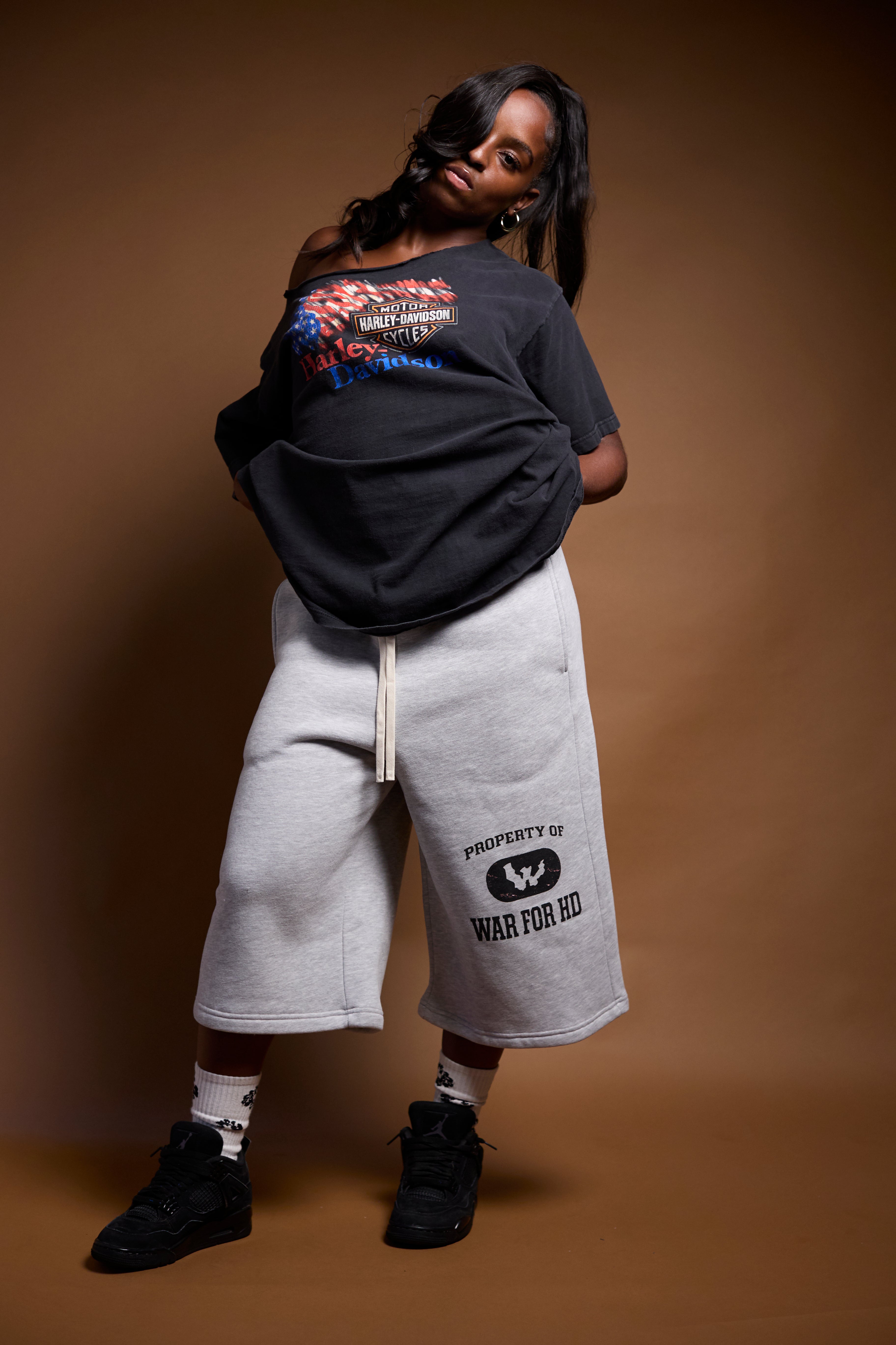 War For HD Eclipse Black 3/4 Shorts