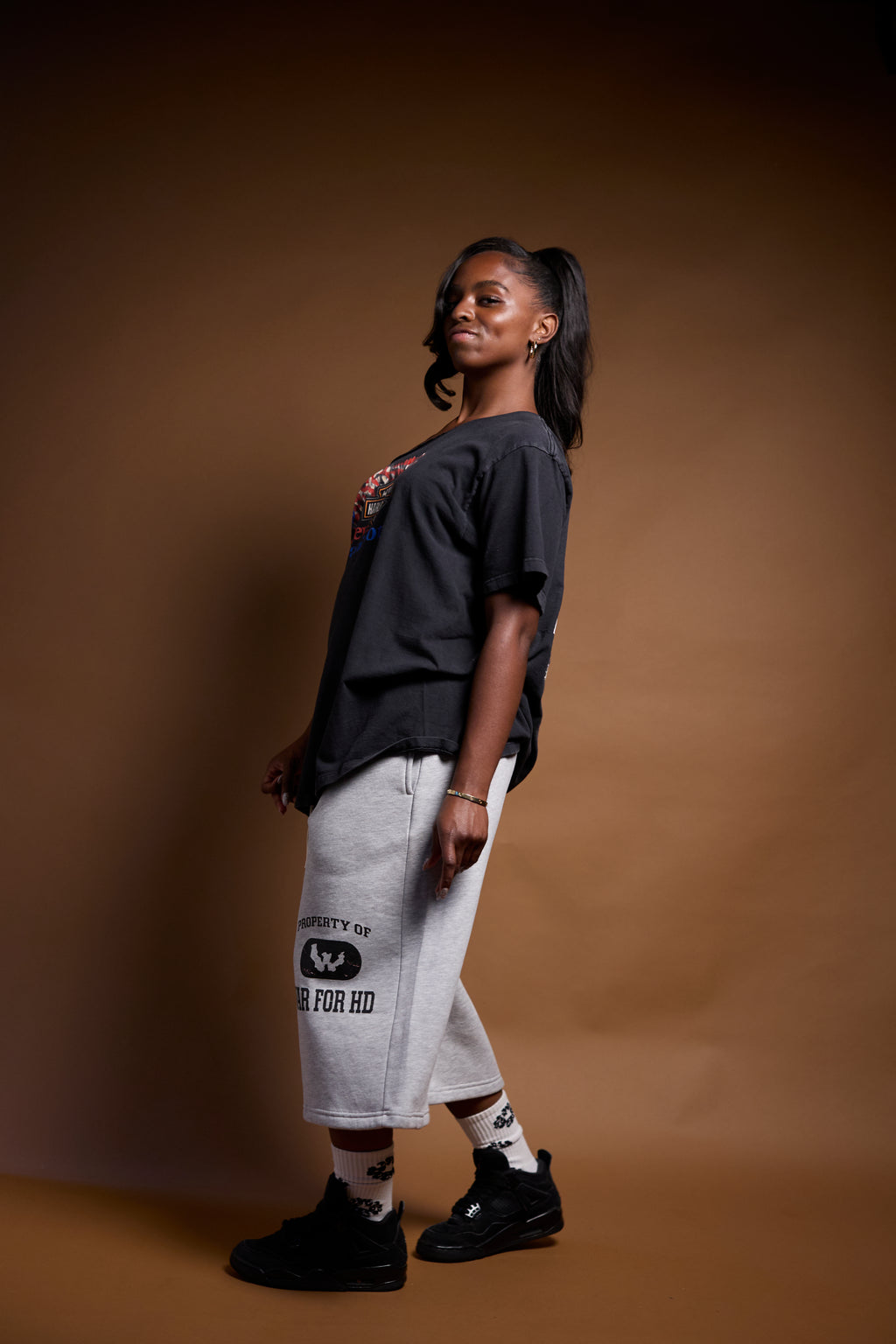 War For HD Eclipse Black 3/4 Shorts