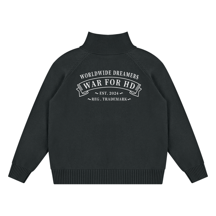 WAR FOR HD / QUARTER-ZIP SWEATER (UNISEX)