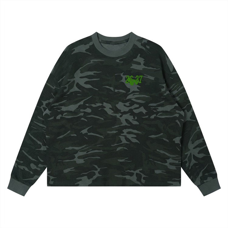 WAR FOR HD / WAFFLE KNIT THERMAL / NIGHTFALL CAMO