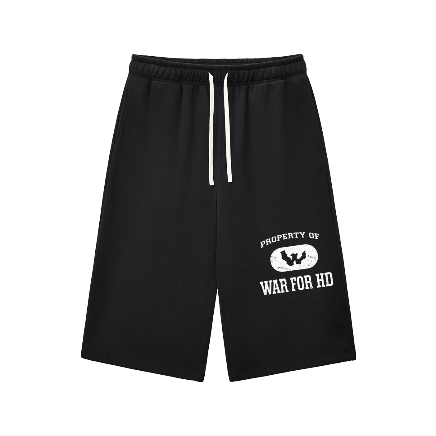 War For HD Shadow Black 3/4 Shorts