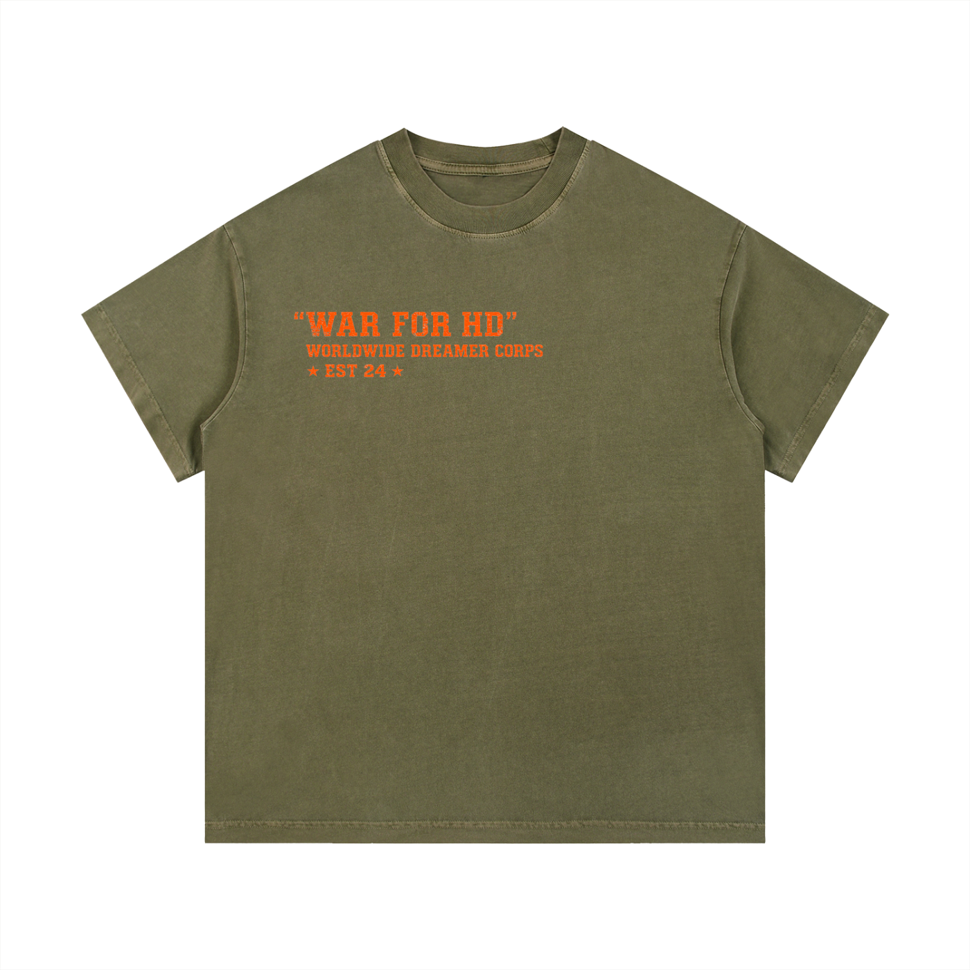War For HD Vintage Wash "Dreamer Corps" Army T-Shirt